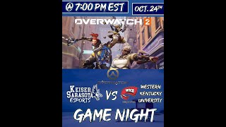 Keiser University Sarasota Vs Western Kentucky University  OW2 [upl. by Rhine314]