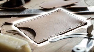 Leather Crafting  Front Pocket Wallet [upl. by Potash]