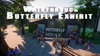 Walkthrough Butterfly Exhibit Planet Zoo Part 12 [upl. by Nomael]