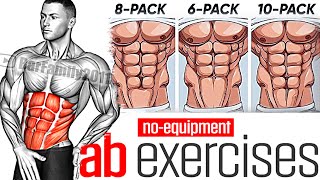 Best 12 ABS Exercises No Equipment [upl. by Tuesday151]