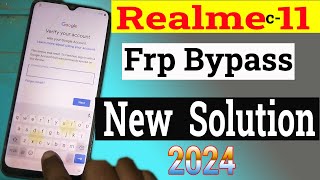 How To Realme C11 FRP Bypass Android 1112  New Solution  Realme C11 Google Account Remove 2024 [upl. by Neehsas]