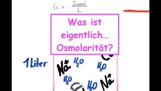 Was ist eigentlich Osmolarität Herstellung einer Kochsalzlösung mit 2 osmolL [upl. by Towrey]