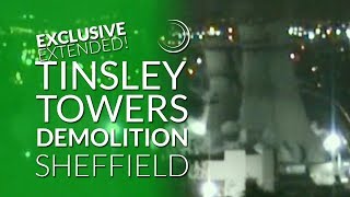 Tinsley Cooling Towers Demolition  M1 Meadowhall Sheffield EXTENDED  DeeJayOne Sheffield Guide [upl. by Buseck]