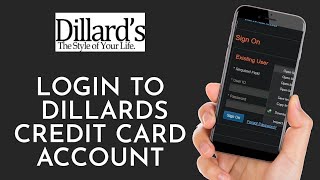 How To Login Dillards Credit Card Account 2023  Dillards Credit Card Sign In [upl. by Oirasec]