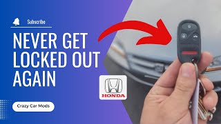 How to Program a Honda Key fob at home Fast amp Easy [upl. by Varion]