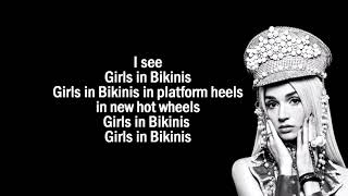 Poppy  Girls In Bikinis Lyrics  Lyric Video [upl. by Ijies]