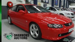 2002 Holden Monaro CV8 V2 Series 11 Manual Coupe  2020 Shannons Spring Timed Online Auction [upl. by Nyllewell]