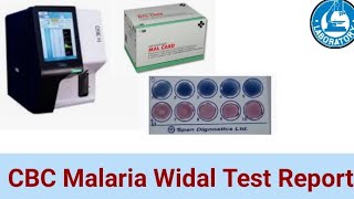 CBC MALARIA WIDAL TEST PROCEDURE [upl. by Dibb78]