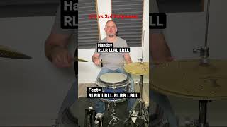 44 vs 34 POLYMETER on the drums [upl. by Belda]