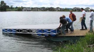 Easy Floating Dock Installation and Removal [upl. by Dilly]