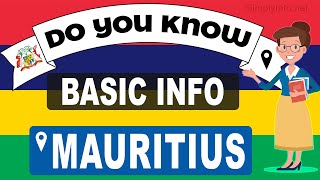 Do You Know Mauritius Basic Information  World Countries Information 113  GK amp Quizzes [upl. by Airetahs609]