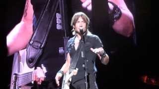 Keith Urban with Larry Crane  Authority Song Mellencamp Cover  Light The Fuse Tour 2013 [upl. by Savina]