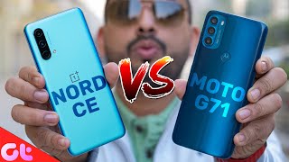 Moto G71 vs OnePlus Nord CE Full Comparison  Worth The Price Gap  GT Hindi [upl. by Jenifer]