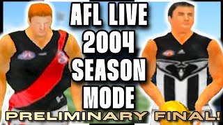 PRELIMINARY FINAL AFL LIVE 2004  ESSENDON VS COLLINGWOOD  AFL AFL2004 AFLLIVE2004 GWSHARPY [upl. by Aihsirt468]