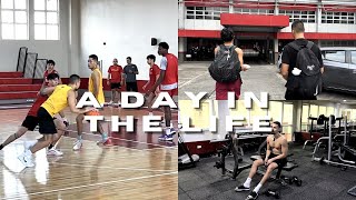 A DAY IN THE LIFE OF A FILAM BASKETBALL PLAYER [upl. by Oirtemed]