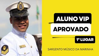 4 APROVADO EM 1º LUGAR PARA SARGENTO MÚSICO DA MARINHA DO BRASIL [upl. by Cissie]