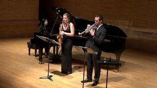 Rivier Concerto for Alto Saxophone and C Trumpet I Allegro [upl. by Eneleh]