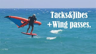 Tack and Jibe with wing passes in Cyprus [upl. by Geri419]