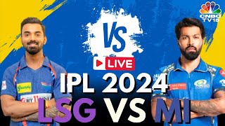 IPL 2024 LIVE MI vs LSG LIVE Match  Mumbai Indians vs Lucknow LIVE  IPL Cricket Match LIVE  N18L [upl. by Mercy]