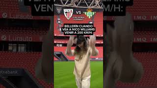 Athletic Club de Bilbao VS Real Betis Bellerin athletic viralfutbol laliga realbetis españa [upl. by Attennot]