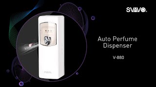 SVAVO Automatic air freshener V880 white [upl. by Dlorad]