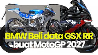 MOTOGP  BMW BELI DATA SUZUKI GSXRR UNTUK PERSIAPAN MOTOGP 2027  TMCBLOG [upl. by Sennahoj]