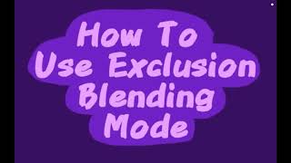 How To Use Exclusion Blending Mode  Artflow Tutorial For Beginners [upl. by Rraval309]