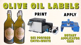 Print and Apply Olive Oil Labels [upl. by Lairret]