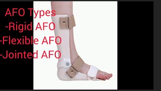 AFO for Foot Drop  How to choose proper AFO Know the best way footdrop orthosis Ankle Foot [upl. by Stuppy540]