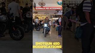 Royal Enfield Shotgun 650 Accessories  Modified Guerrilla 450  Shotgun Crash Guard  royalenfield [upl. by Olivia58]