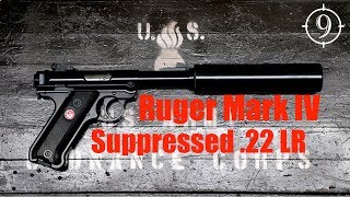 Ruger Mark IV Tactical Suppressed 22LR Review Hitmans Krugermeier 22 pistol [upl. by Sessylu571]