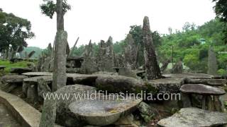 Monolith garden in Meghalaya  KPER Mawbynna [upl. by Lapo]