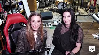 Amy Lee and Lzzy Hale announce upcoming Evanescence  Halestorm concert in Montreal [upl. by Inilam]