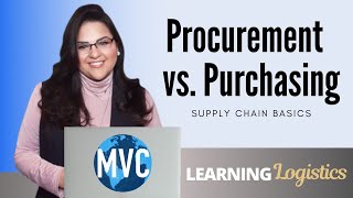 Procurement vs Purchasing Supply Chain Basics [upl. by Kirred522]