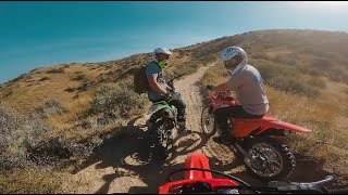 Idaho single track on a rental CRF [upl. by Arrait]