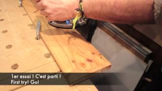 video 239  Bosch POF 1400 Ace  premiers pas  first steps [upl. by Ineslta126]