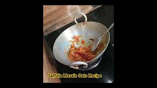 Saffola Masala Oats Recipe 🔥Vegetables Viral Video SharmaVandu12 [upl. by Einalam591]