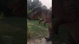 Dynasore attack Kiya shortsfeed funny jurassicworld park shorts shortvideo [upl. by Ashlan]