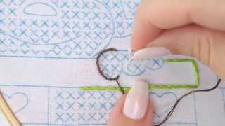 How to embroidery a Stem Stitch [upl. by Mather861]