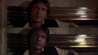 Han Shot First  1977 v 2019 Disney Full Speed Half Speed  Cantina Scene [upl. by Alemat]