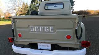 1958 Dodge D100 Walk Around [upl. by Dittman]