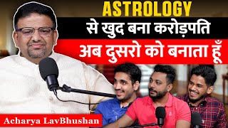 1520 Crore Ka Tha Karza Astrology se badli Apni Zindagi  Acharya LavBhushan  RealTalk Clips [upl. by Aniez]