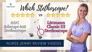 Littmann Classic III Stethoscope Vs ADC Adscope 608 Stethoscope [upl. by Mollie]