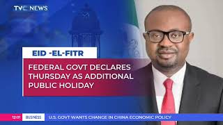 Federal Govt Declares Thursday As Additional Public Holiday [upl. by Kitti]