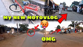 First Ride On My New Motovlog Cycle [upl. by Olenta]