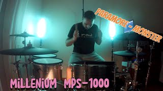 Paramore  monster drum cover  Millenium MPS1000 [upl. by Akima484]