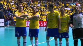 FutsalFINAL Brasil 7 x 2 Colômbia  CAMPEÃO Grand Prix Futsal 2014 [upl. by Nivlen422]