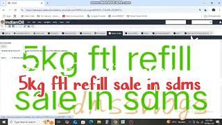 5kg FTL refills sales in sdms sdms excel indane iocl sdmssvlogs [upl. by Atteuqahs]