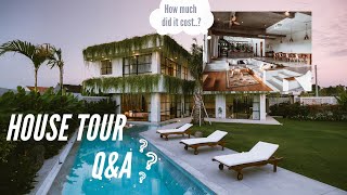 House Tour QampA  WE BUILT OUR DREAM BALI HOUSE [upl. by Asial895]