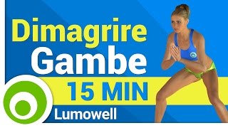 Come Dimagrire le Gambe Cardio ed Esercizi di Tonificazione [upl. by Nuawd142]